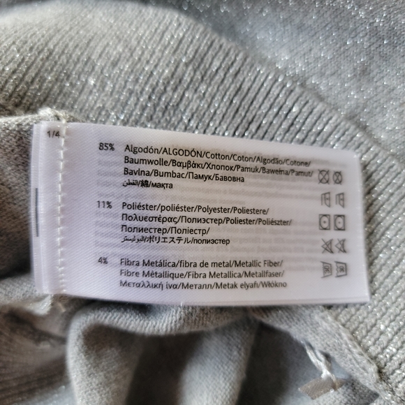 Mayoral Metallic Sweater Size 12 Nwt - Picture 6 of 7
